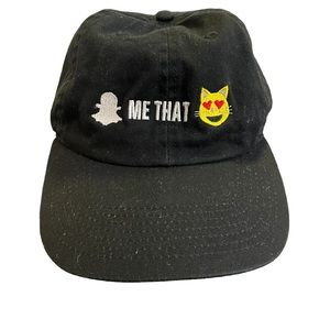 Newhattan 100% cotton black emoji hat one size fits most